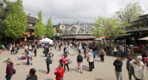 Whistler Village on the May Long Weekend