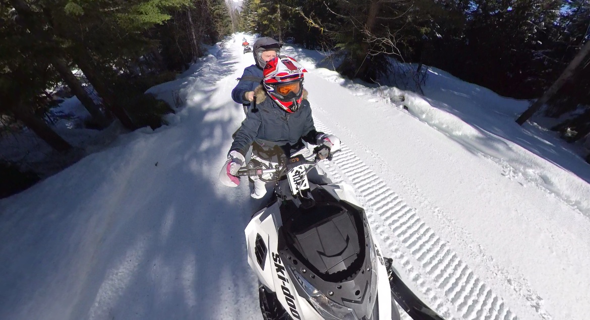 Snowmobiling Fun in Whistler