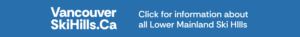 Vancouver Ski Hills Blue Banner Ad